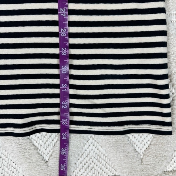 Theory Dress Small Stripe Sleeveless Twist-Front Clinton - Picture 12 of 17